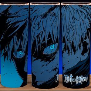 Jujutsu Kaisen Satoru Gojo Blue Eyes Anime Manga Cup Mug Tumbler